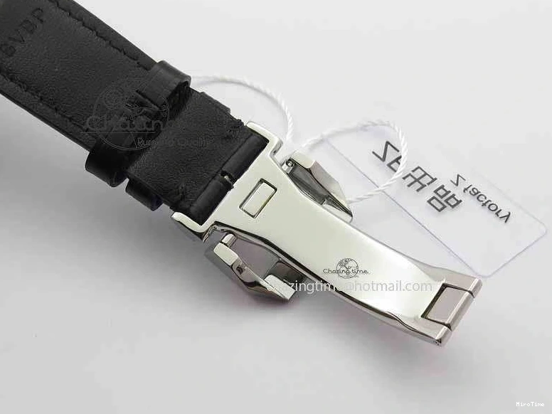 MIROTIME 0415 Portuguese IW3714 Diam ZF V2 1:1 Best Edition Black Dial On Black Leather Strap A79350 (Slim Movement) Lightweight 7245